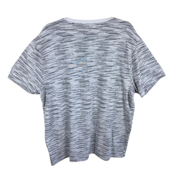 GUESS Gray Heather Cotton Blend Short Sleeve Knit Crew Neck T-Shirt Size XXL - Picture 4 of 9